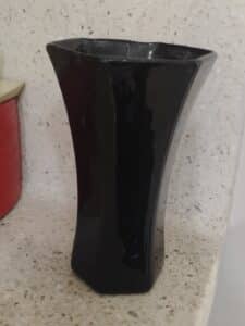 Modernist-Black-Glazed-Ceramic-Vase