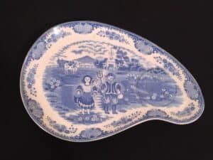 Myott-Son-Co.-American-Gothic-Snack-Plate