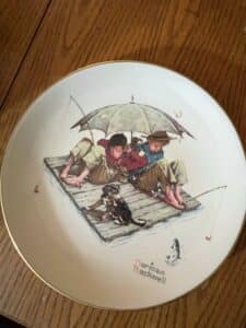 Norman-Rockwell-Fishermans-Paradise-Collector-Plate-by-Gorham