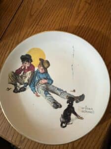 Norman-Rockwell-The-Fall-Disastrous-Daring-Collector-Plate