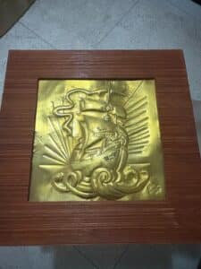 O.C.A.-South-Gate-Calif.-Brass-Ship-Plaque
