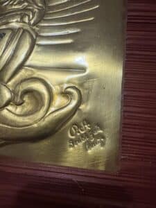 O.C.A.-South-Gate-Calif.-Brass-Ship-Plaque-second-image
