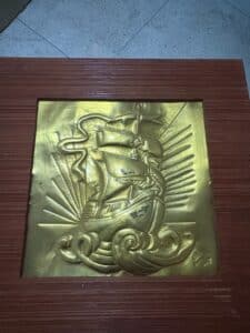 O.C.A.-South-Gate-Calif.-Brass-Ship-Plaque-third-image