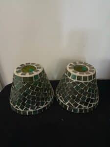 Pair-of-Mosaic-Glass-Candle-Lamp-Shades