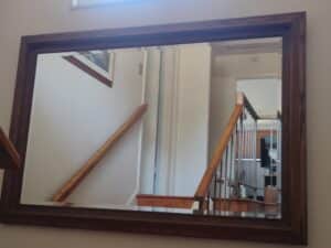 Rectangular-Wall-Mirror-with-Stained-Wood-Frame-1