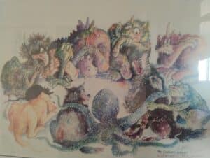 Ron-Rodecker-The-Support-Group-Signed-Lithograph-third-image-1