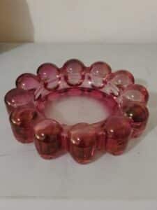 Viking-Glass-Persimmon-Orb-Ashtray
