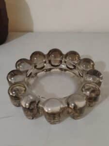 Vintage-Anchor-Hocking-Nova-Boopie-Bubble-Glass-Ashtray