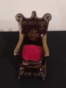 Vintage-Ceramic-Rocking-Chair-Pincushion-with-Measuring-Tape