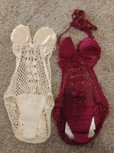 Vintage-Crochet-One-Piece-Swimsuits