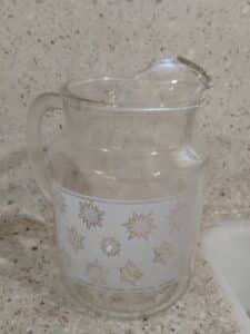 Vintage-Federal-Glass-Atomic-Snowflake-Pitcher