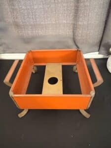 Vintage-Fire-King-Metal-Chafing-Dish-Stand