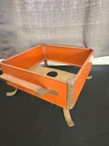 Vintage-Fire-King-Metal-Chafing-Dish-Stand-second-image