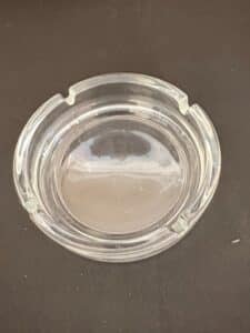 Vintage-French-Pressed-Glass-Ashtray