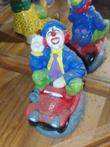 Vintage-Hand-Painted-Ceramic-Clown-Figurine