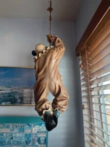 Vintage-Hanging-Clown-Figurine-second-image