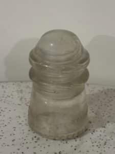 Vintage-Hemingray-Clear-Glass-Insulator