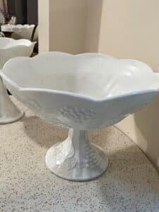 Vintage-Indiana-Glass-Harvest-Milk-Glass-Pedestal-Compote-second-image