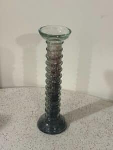 Vintage-La-Mediterranea-Recycled-Glass-Candlestick