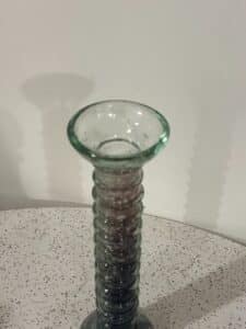 Vintage-La-Mediterranea-Recycled-Glass-Candlestick-second-image