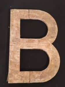 Vintage-Large-Wooden-Letter-B-Sign