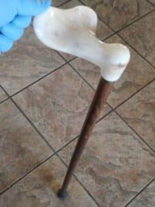 Vintage-Marbled-Derby-Handle-Walking-Stick