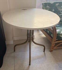 Vintage-Mid-Century-Modern-Bistro-Table