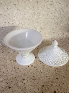 Vintage-Milk-Glass-Diamond-Point-Covered-Compote-second-image