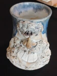 Vintage-Noodle-Hair-Face-Jug-Mug
