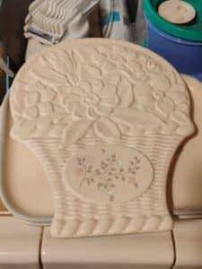 Vintage-Pfaltzgraff-Flower-Basket-Trivet
