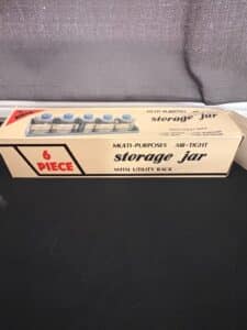 Vintage-Piece-Multi-Purpose-Glass-Storage-Jar-Set-with-Utility-Rack