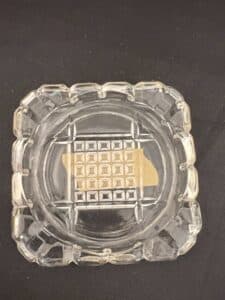 Vintage-Pressed-Glass-Square-Ashtray