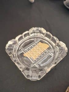 Vintage-Pressed-Glass-Square-Ashtray-second-image