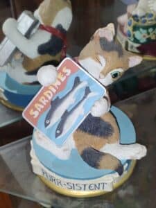 Vintage-Quotable-Cats-Figurine-Purr-sistent-by-Jonathan-Goode-Danbury-Mint