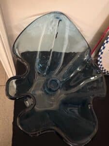 Vintage-RARE-Melted-Glass-Sparklette-Gallon-Bottle-Bowl-third-image
