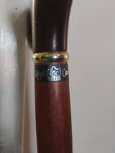 Vintage-Royal-Canes-Barley-Twist-Derby-Handle-Walking-Cane-third-image
