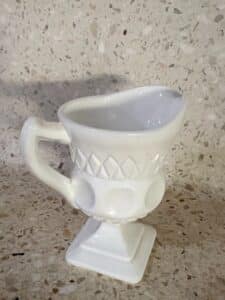 Vintage-Thumbprint-Milk-Glass-Creamer-second-image