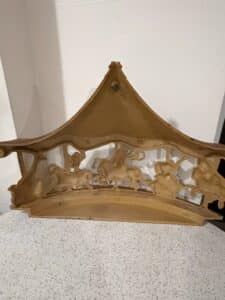 Vintage-Universal-Statuary-Corp.-Circus-Animal-Carousel-Wall-Plaque-fourth-image