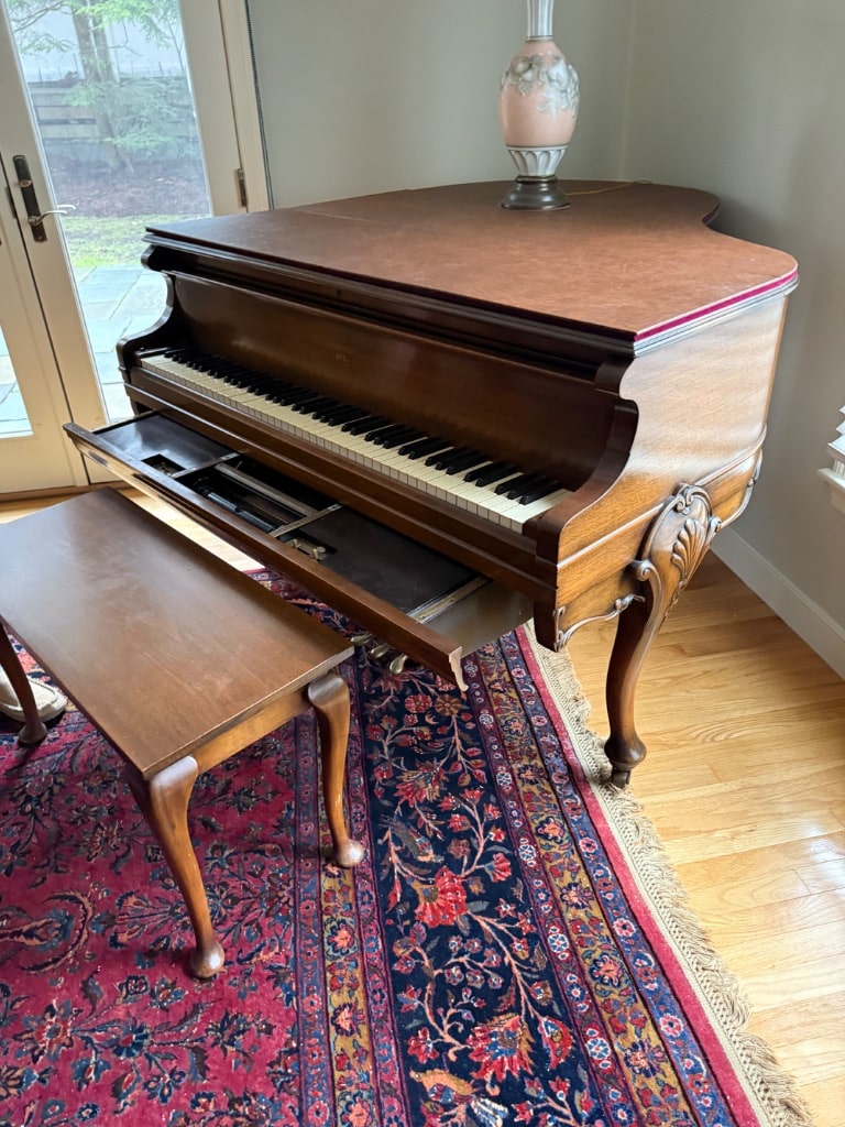 High end Furniture, Decor, Fine Art, Jewelry, Player Baby Grand Piano