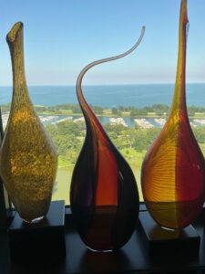 Do you believe in Magic? Magicians Lincoln Park condo filled with art glass, art, modern furniture , electronics, housewares