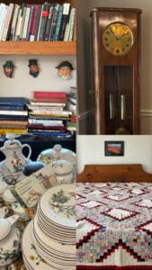 Blue Moon Estate Sale in Jester with art, books, small antiques, and more!